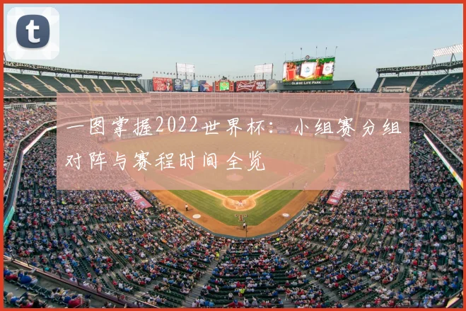 一图掌握2022世界杯:小组赛分组对阵与赛程时间全览