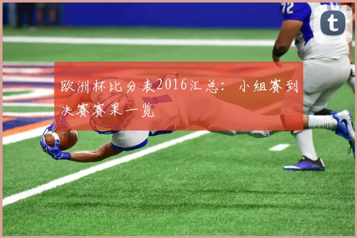 欧洲杯比分表2016汇总:小组赛到决赛赛果一览